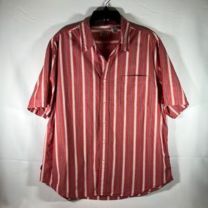 Levi Jeans Men’s Button Down, striped, Size XL